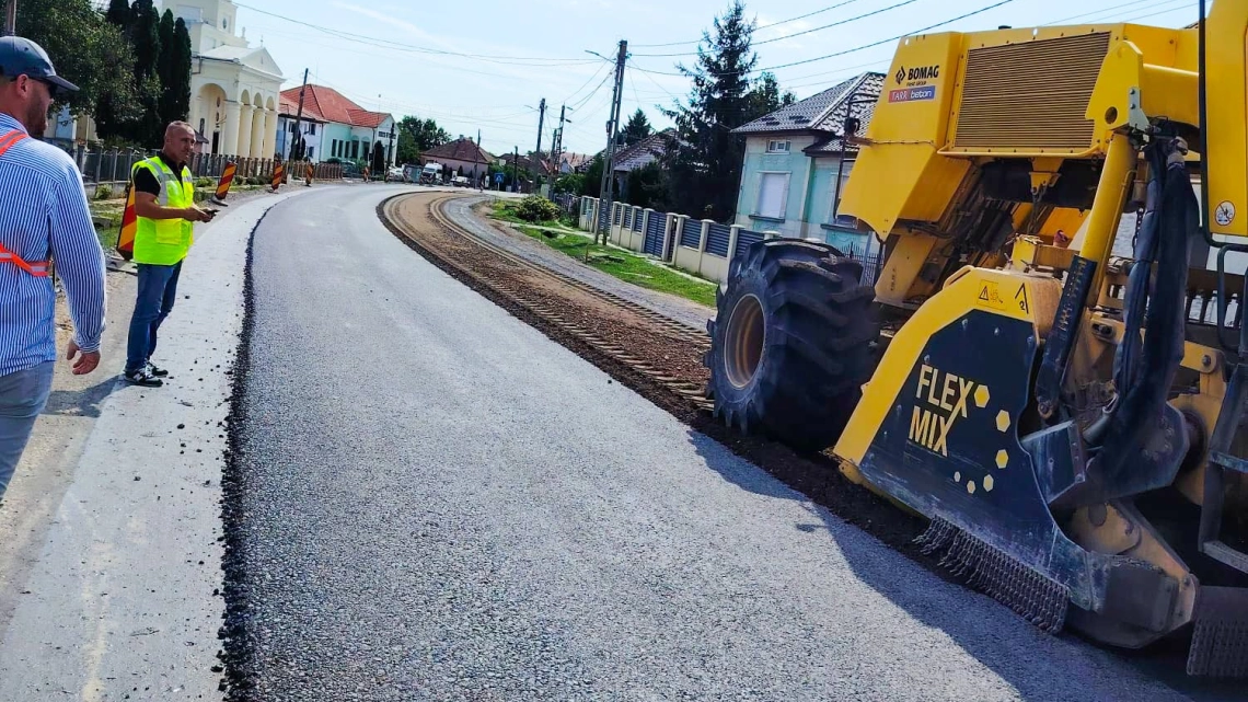 DJ193 modernizat în proporție de 60%