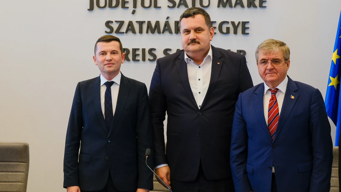 Mircea Govor és Cătălin Filip a Szatmár Megyei Tanács új alelnökei