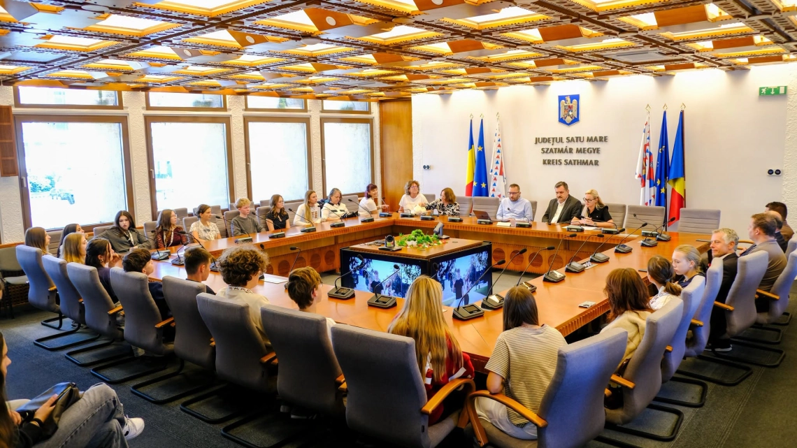 Elevii de la „Johann Ettinger”, schimb de experiență cu partenerii din Germania