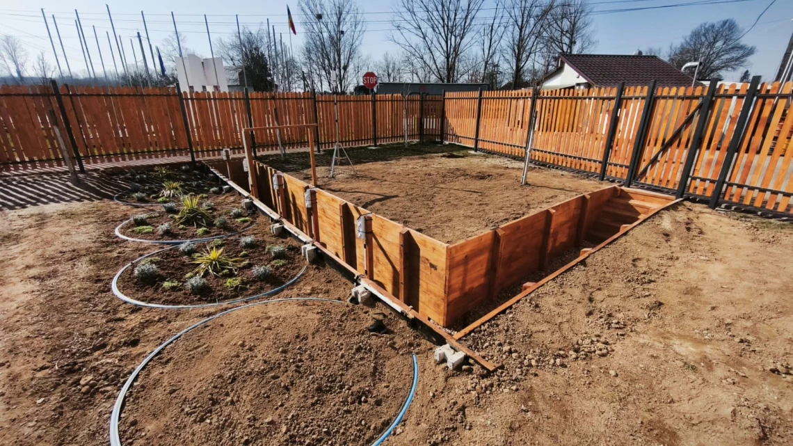 Grădina de ploaie din Livada