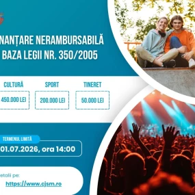 Lansăm sesiunea de finanțări nerambursabile 2026